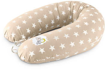 Sei Design Stillkissen Set (190 x 30) + Bezug sterne beige