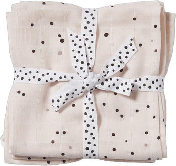Done by Deer Burp Cloth 2-Pack dreamy dots powder