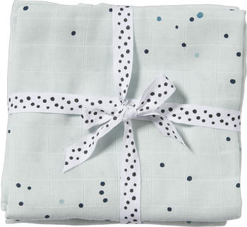 Done by Deer Burp Cloth 2-Pack dreamy dots blue