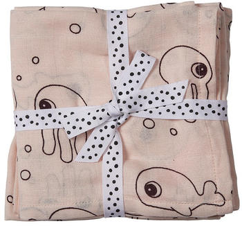 Done by Deer Swaddle 2-Pack sea friends powder