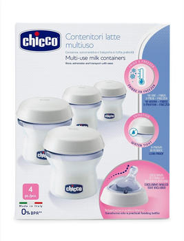 Chicco Milch-Aufbewahrungs-Set Natural Feeling PP