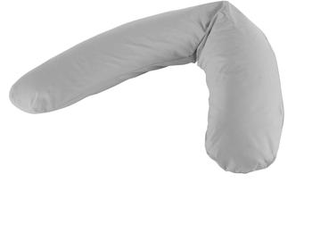 Theraline Das Komfort Stillkissen inkl. Bezug Jersey grau
