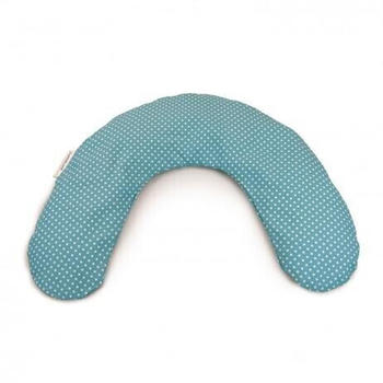 Theraline Bezug Frühchenkissen mittel 100 x 15 - Punkte türkis