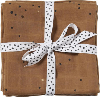 Done by Deer Burp Cloth 2-Pack dreamy dots mustard