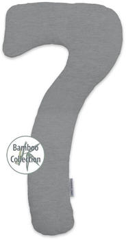 Theraline Bezug für my7 Stillkissen Bamboo Collection melange mittelgrau