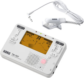 Korg TM-70T Combo Tuner Metronome - Chromatisches Stimmger&auml;t + Contact Microphone