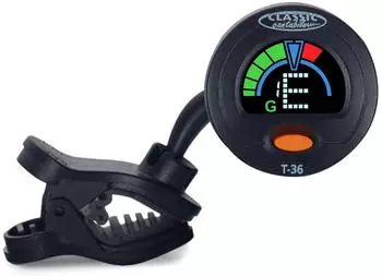 Classic Cantabile T-36 Mini-Multi-Color Clip Tuner