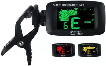 Rocktile 5-3C Three Color Clip-Tuner