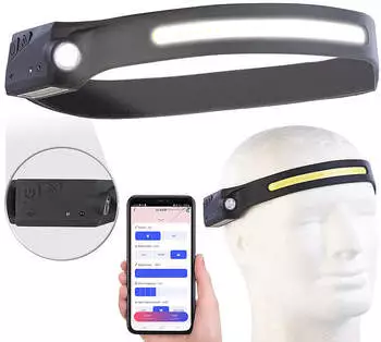 Kryolights Smarte Gps-Akku-Stirnlampe