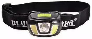 Blulaxa LED-Stirnleuchte, 250 lm, Schwarz/Gelb, IP54, 3W (48605)