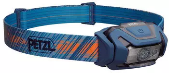 Petzl ARIA 1R RGB Stirnlampe Leichte & Wiederaufladbare 475 Lumen Stirnlampe Blau