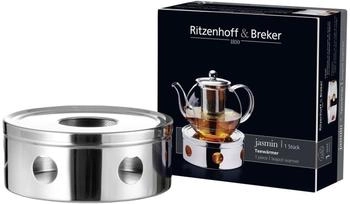 Ritzenhoff & Breker Stövchen JASMIN silberfarbig Edelstahl rund (689136)