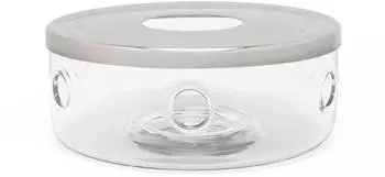 Bredemeijer Minuet Teewärmer Glas mit Edelstahlplatte (165007)