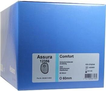 Coloplast Assura Comfort 2-tlg. Kolostomie Beutel 60 mm 12356 midi haut (40 Stk.)