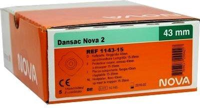Dansac Nova 2 Basisplatte Ring 43 mm 15-43 mm 1143-15 (5 Stk.)