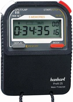 Hanhart Profil 25 Digital Stoppuhr Schwarz 1/100 Sek. (225.1721-00)