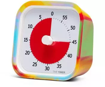 Time Timer MOD Special Edition Tie Dye Zeitschaltuhr 60min (TTM9-TYDY-W)