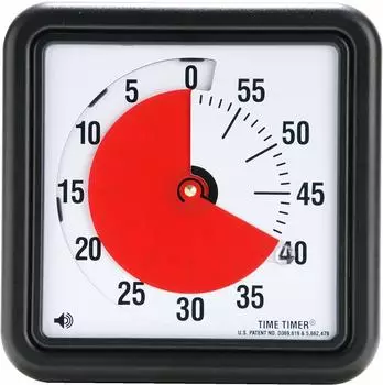 Time Timer® Time Timer Tischuhr mit akustischem Signal, mittel, 18x18 cm