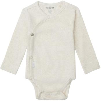 Noppies Junge Mädchen Body Nino Oatmeal (34N4112)