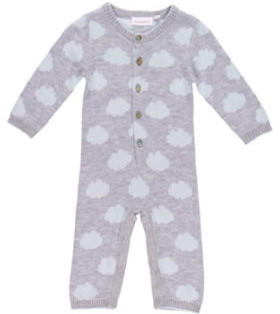 noukie's Boys Overall Cocon grey and blue (Z750122)