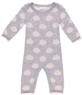 Noukies noukie's Girls Overall Cocon grey and pink (Z750123)