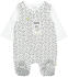 Staccato Strampler+Shirt (230079568) white gemustert