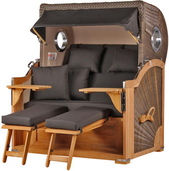 bene living Königssee Teak Bullauge PE grau 548 (BL-112148-S1)