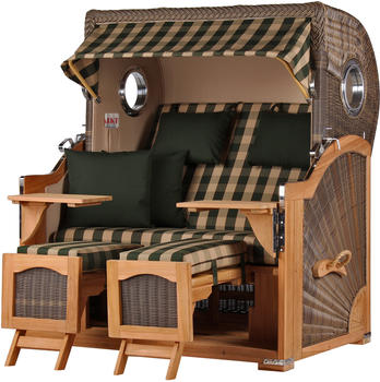 bene living Ammersee Grande XL Teak Bullauge PE grau 506 (BL-172106-XL)