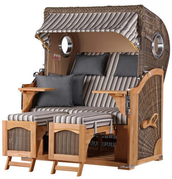 Mr. Deko Düne Teak Bullauge PE grey Dessin 545 (MD01916)