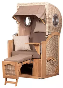 bene living Ammersee Single Teak Bullauge PE shell 534 (BL-172434-XS)