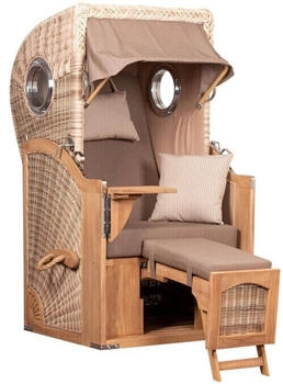 Mr. Deko Düne Single Bullauge Teak PE Shell Dessin 534 (MD20904)