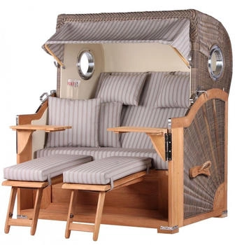 Mr. Deko Baltikum Teak Bullauge PE grey Dessin 501 (1701)