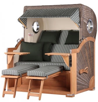 Mr. Deko Baltikum Teak Bullauge PE grey Dessin 504 (1704)