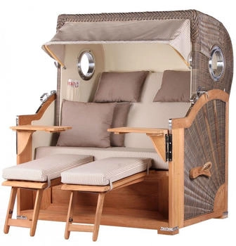 Mr. Deko Baltikum Teak Bullauge PE grey Dessin 510 (1709)
