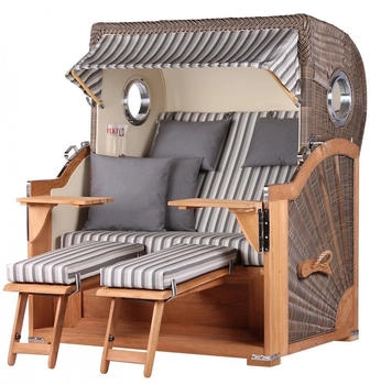Mr. Deko Baltikum Teak Bullauge PE grey Dessin 545 (1724)