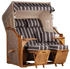 bene living Schleswig Pinie Zweisitzer PE mokka (BL-0236)