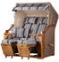 bene living Schleswig Pinie Zweisitzer PE mokka (BL-0236)