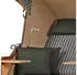 bene living Schaalsee Strandkorb Komplettset 2-Sitzer Teak PE grau (Modell 504)