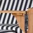 bene living Ammersee 2-Sitzer Strandkorb-Set Teak PE Grau mit Liftersystem (Modell 518)