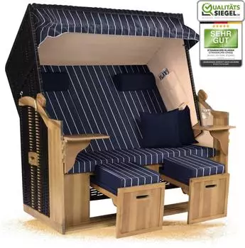 Hanse Ostsee XXL 2,5 Sitzer Schwarz/Blau