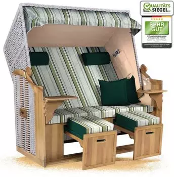 Hanse Ostsee XXL 2,5-Sitzer Volllieger Beige/Gr&uuml;n