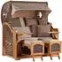 Mr. Deko Düne Grande XL Teak Bullauge PE grey Dessin 510 (MD02007)