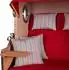 bene living Ammersee 2-Sitzer Strandkorb-Set, Teak, PE Shell (Modell 585)