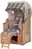 bene living Ammersee 1-Sitzer Volllieger, Teak, PE Shell (Modell 522)