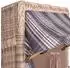 bene living Ammersee 1-Sitzer Volllieger, Teak, PE Shell (Modell 522)