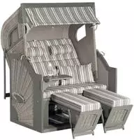 SunnySmart Strandkorb "Rustikal 405 Z Comfort XL"