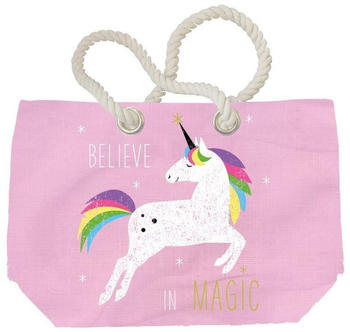 Design@Home PPD Strandtasche pink unicorn