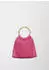 S.Oliver Makramee Shopper Holzgriff pink