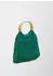 S.Oliver Makramee Shopper Holzgriff smaragd