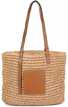 styleBREAKER Korbtasche brown